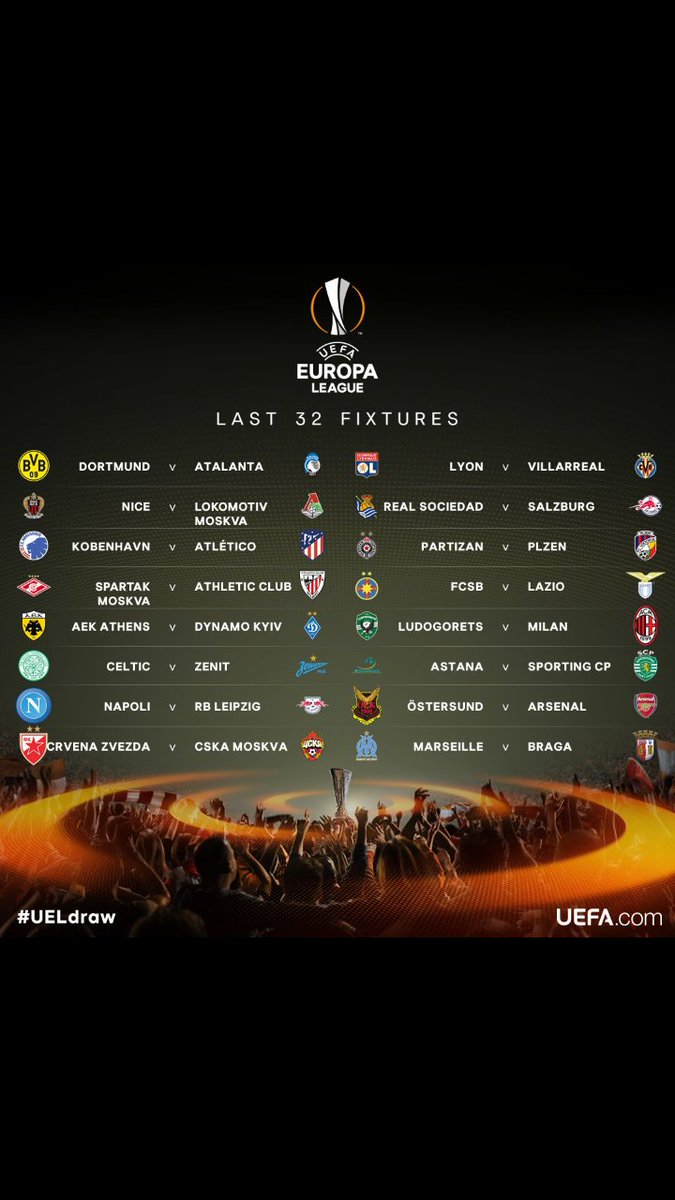 16avos de final Europa League