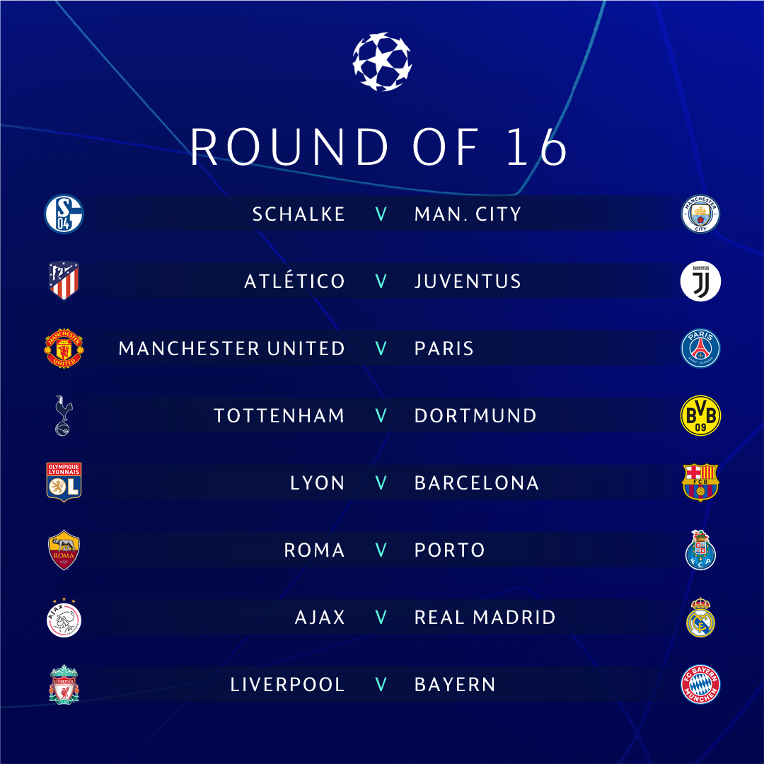 8vos de final Champions League 2018-19