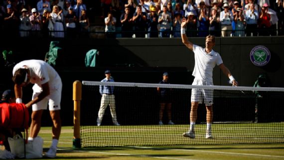 Anderson venció a Federer