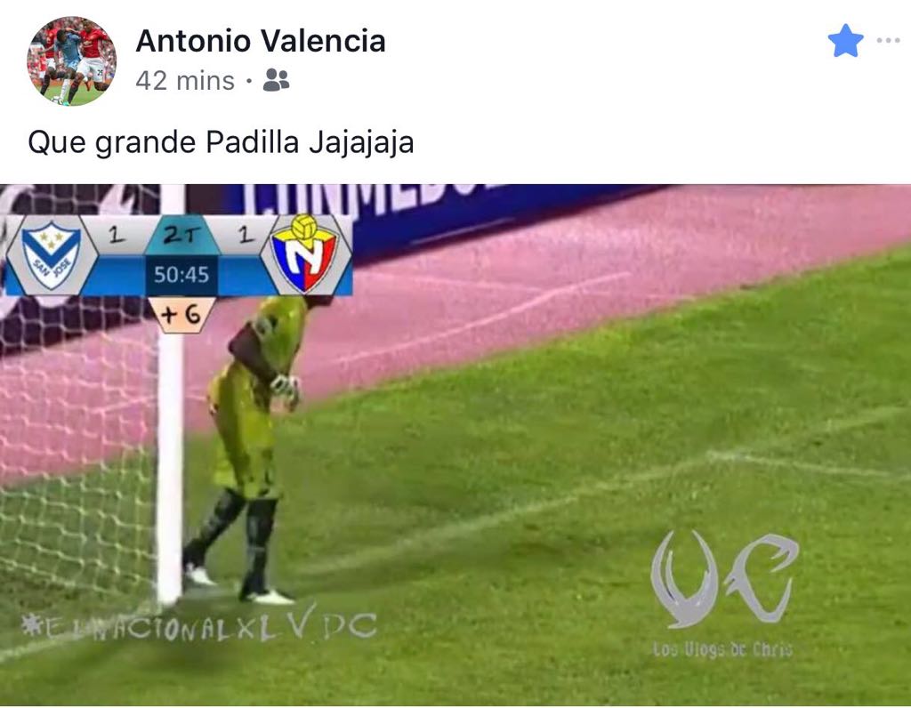Antonio Valencia felicita a El Nacional
