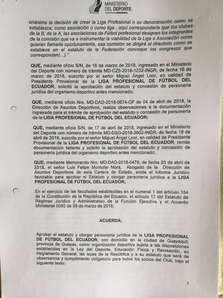 Documento aprobación LFPE 2