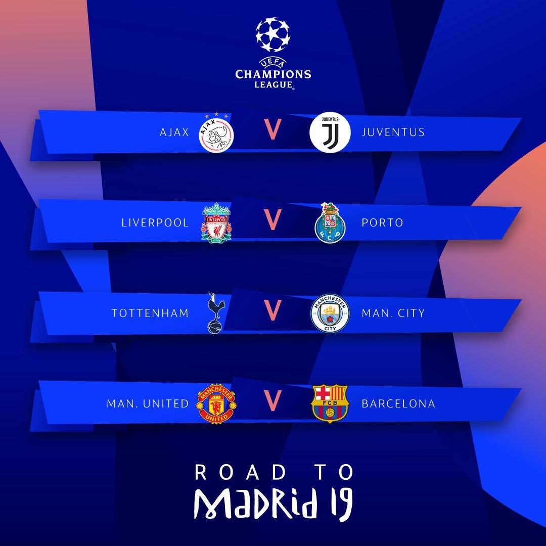 cuartos de final champions league