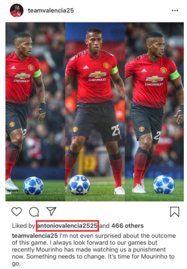 Antonio Valencia Instagram