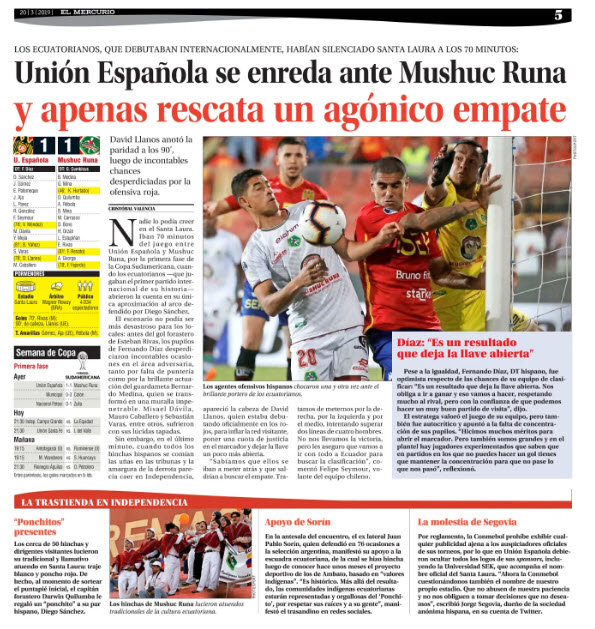 Diario El Mercurio Mushuc Runa