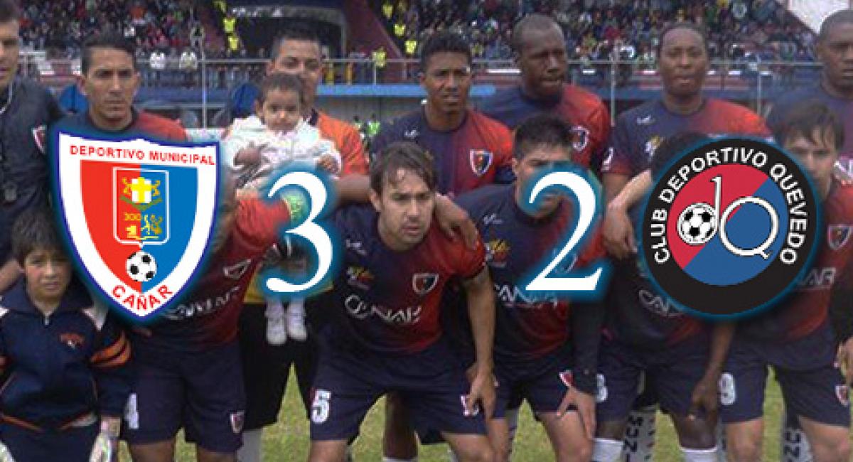 Fútbol Ecuador Serie B (32) Municipal Cañar derrotó sobre el final a