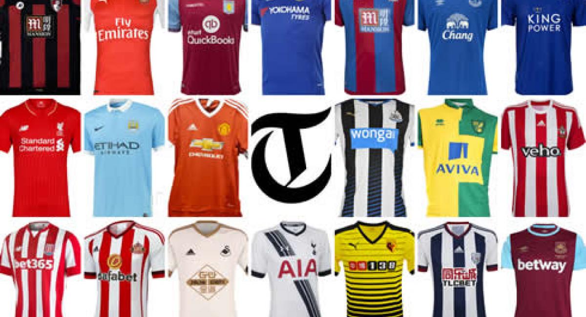 Fútbol Europa Premier League Camisetas de los equipos de la Premier