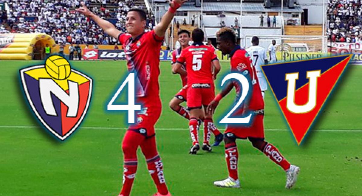 Fútbol Ecuador Serie A (42) El Nacional vence a Liga de Quito en un